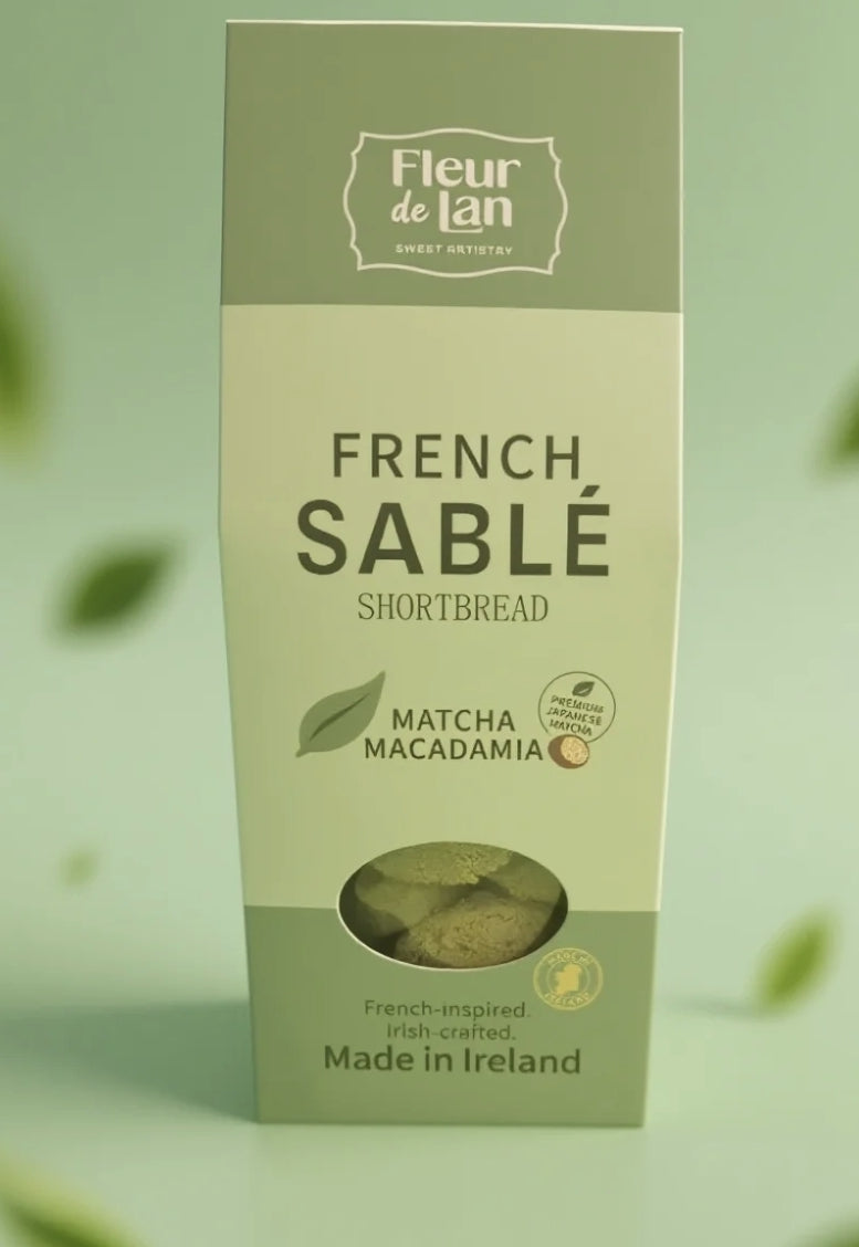 Matcha & Macadamia French Sablé Shortbread