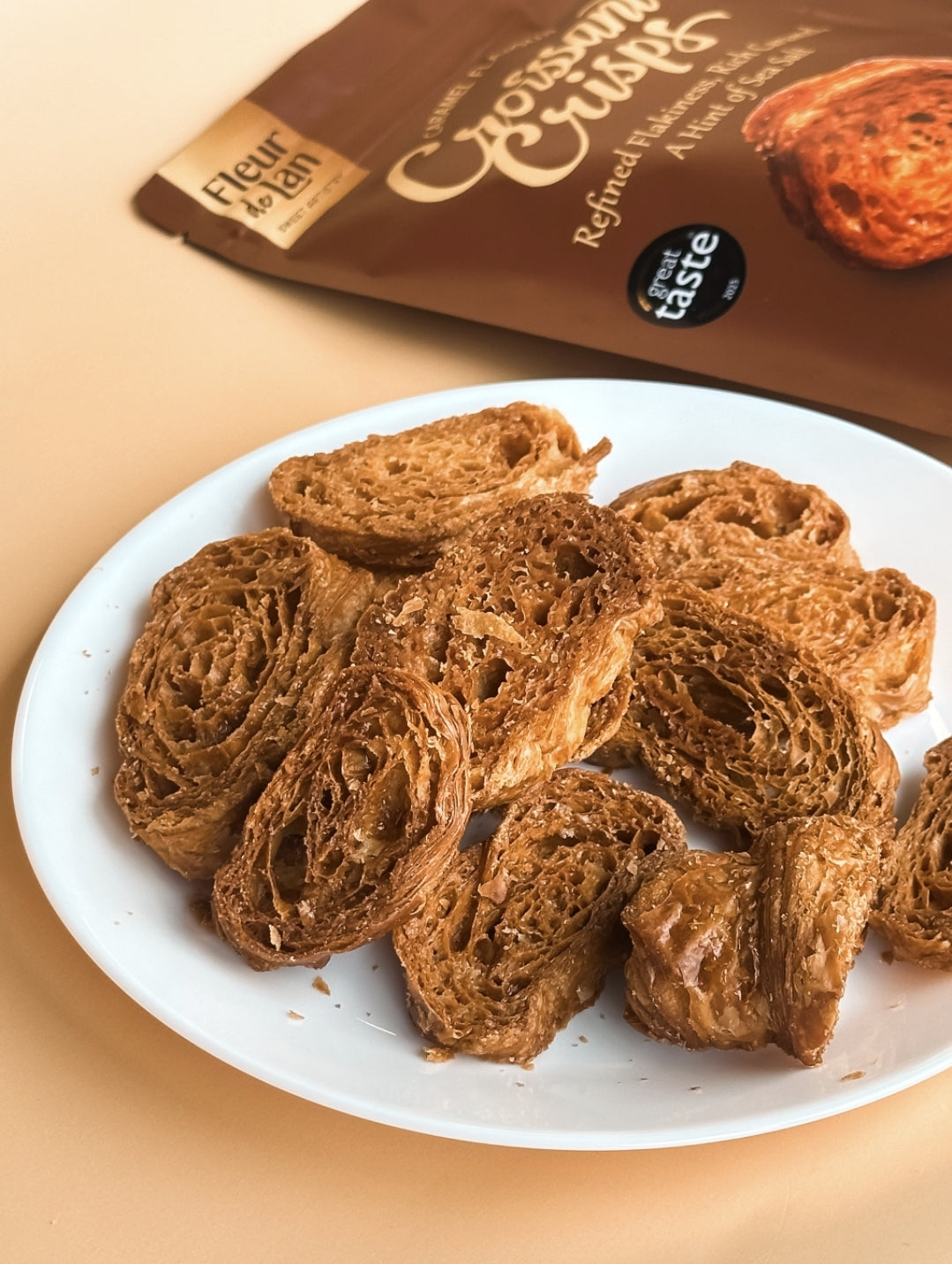 croissant crisps caramel flavor