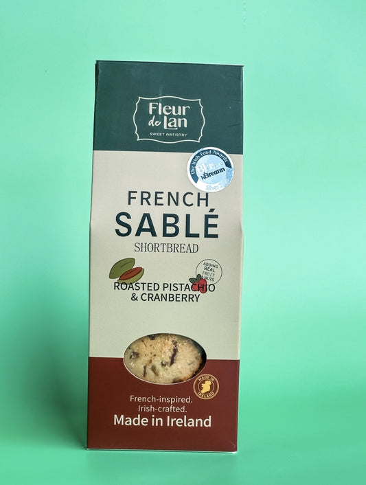 Roasted Pistachio &Cranberry French Sablé Shortbread